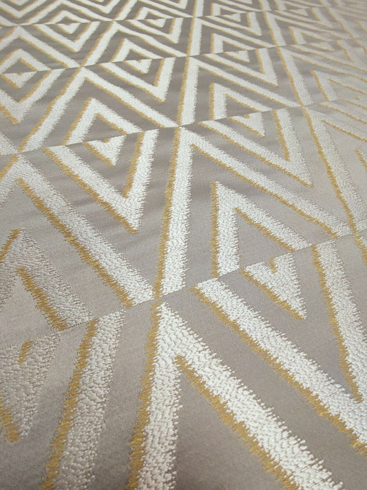 Ashley Wilde Mansi Ochre Curtain Upholstery Fabric 2 Metres