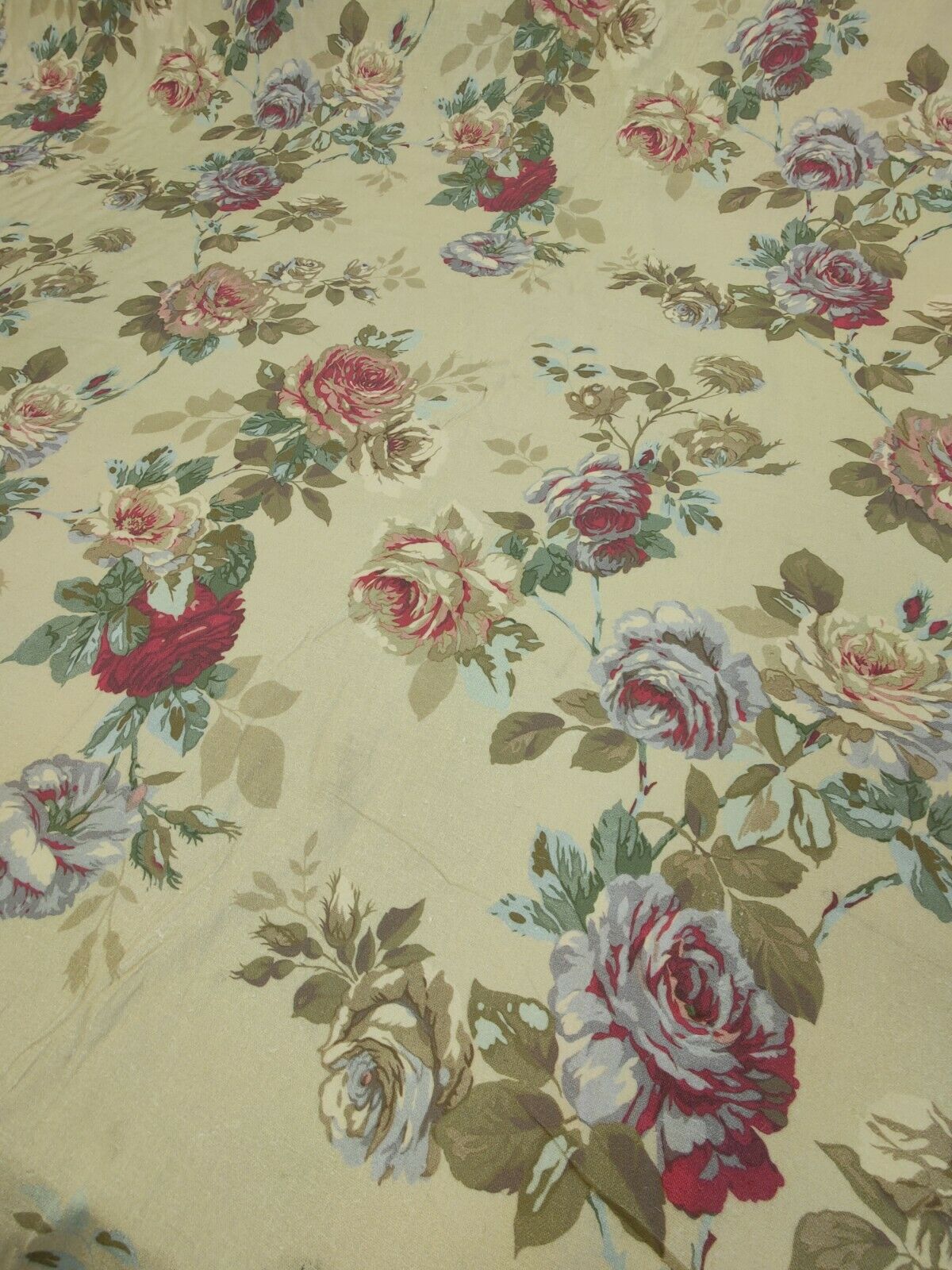 Edinburgh Weavers English Rose Curtain Fabric Per Metre