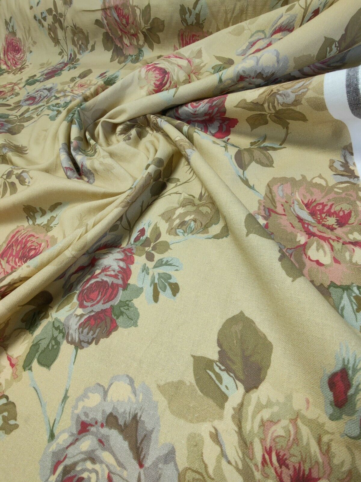 Edinburgh Weavers English Rose Curtain Fabric Per Metre