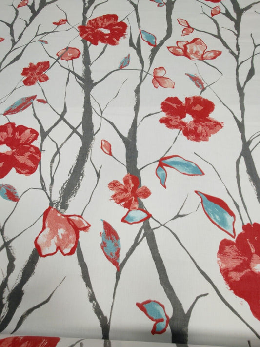 Scion Celandine Cream/Tabasco Curtain Upholstery Fabric By The Metre