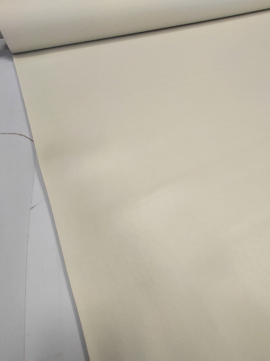 Cream Plain Vinyl Upholstery Fabric By The Metre