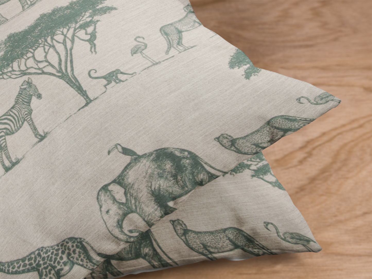 Art Of The Loom Exodus Safari Green 60cm Cushion Cover