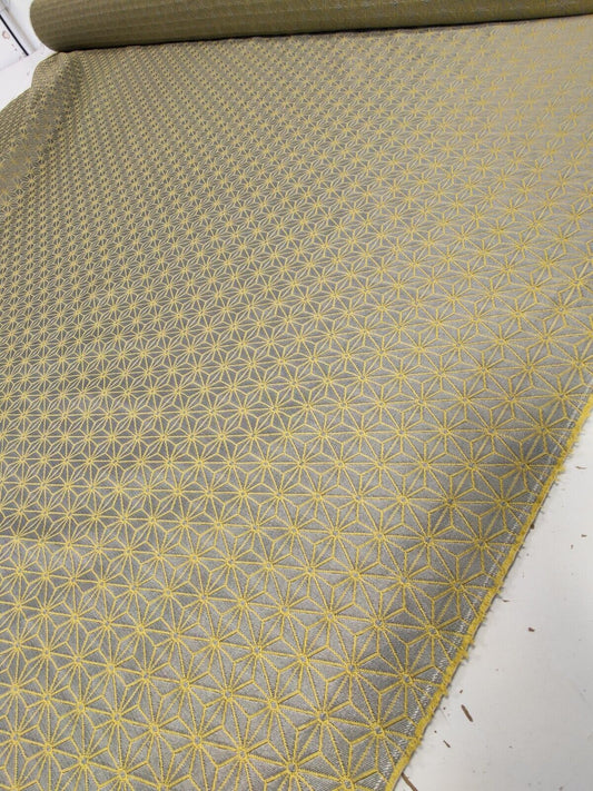 Edinburgh Weavers Crystal Steel FR Curtain Fabric By The Metre