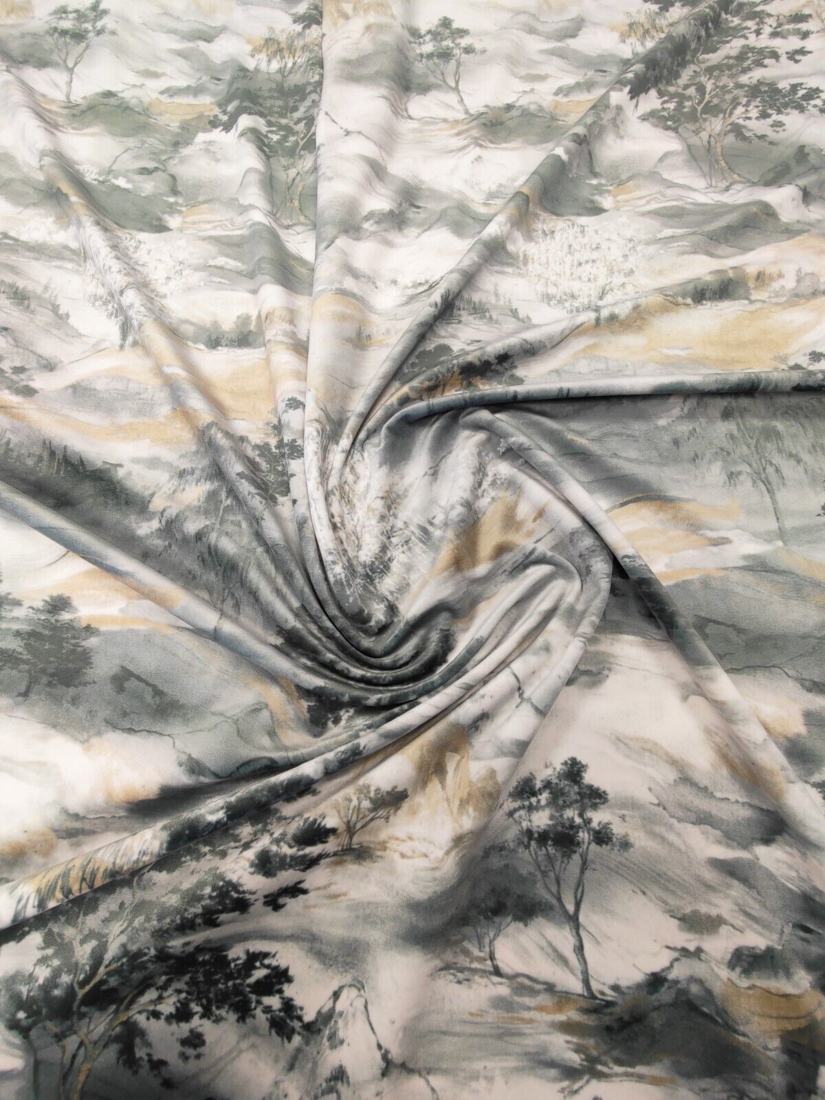 Kai Pirin Eucalyptus Curtain Fabric 4.5 Metres