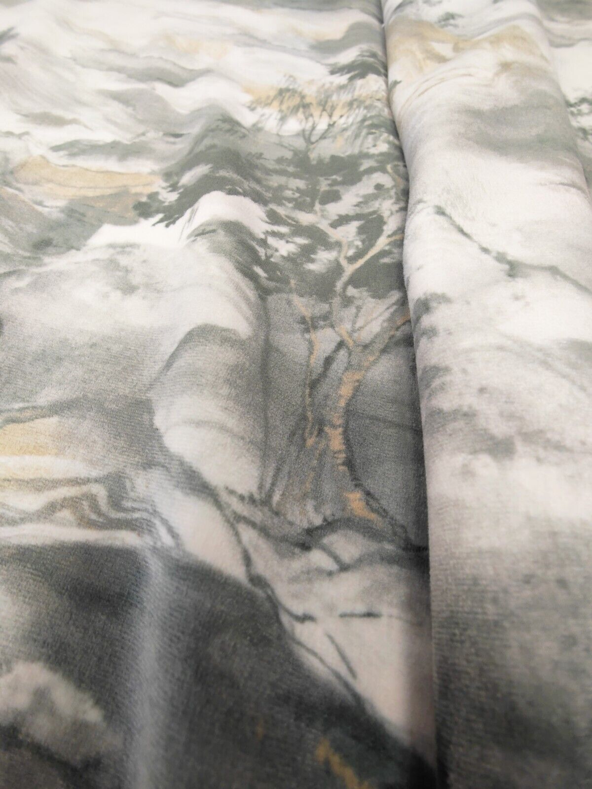Kai Pirin Eucalyptus Curtain Fabric 4.5 Metres