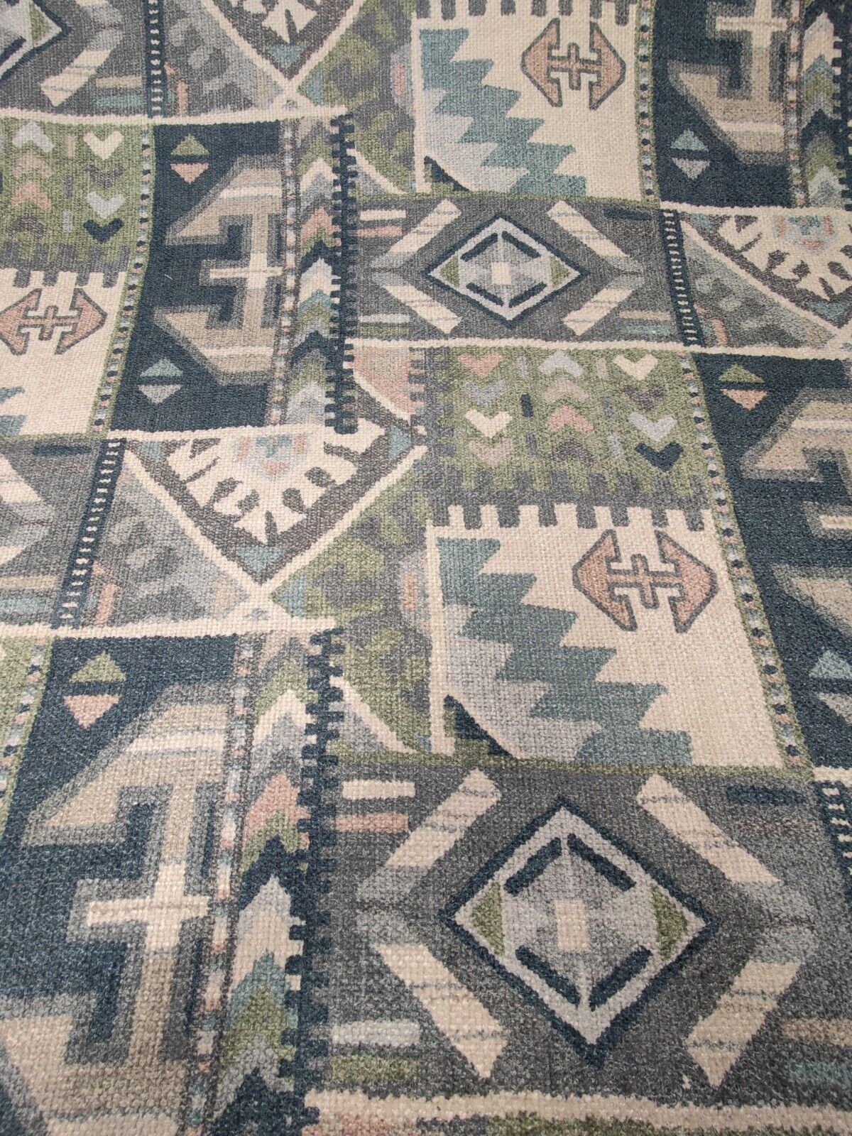 Art Of The Loom Maya iKat Slub Curtain Upholstery Fabric By The Metre