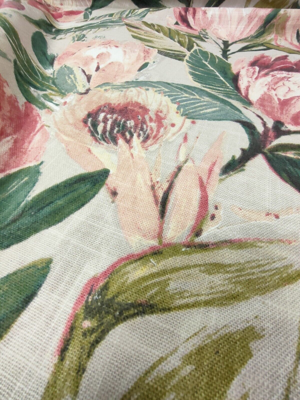 Edinburgh Weavers Ophelia Blush Curtain Upholstery Fabric By The Metre